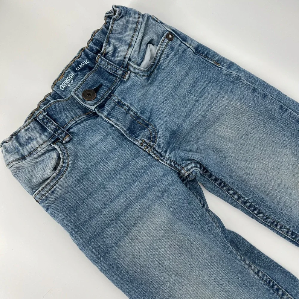 OshKosh B'gosh Classic Toddler Jeans‎ Boys Girls Blue Denim Size 4T